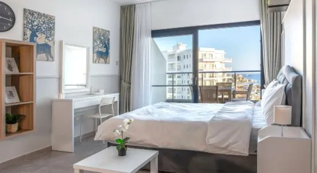 Студия Deluxe Апартаменты Caesar Blue Seaside Luxury
