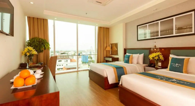 Двухместный номер Superior с видом на город Ninh Kieu Riverside Hotel