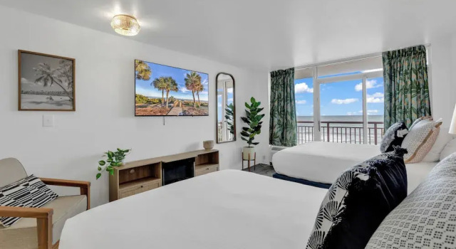 Номер Premium с балконом и с видом на океан Condos at Sandy Beach by Beach Trips