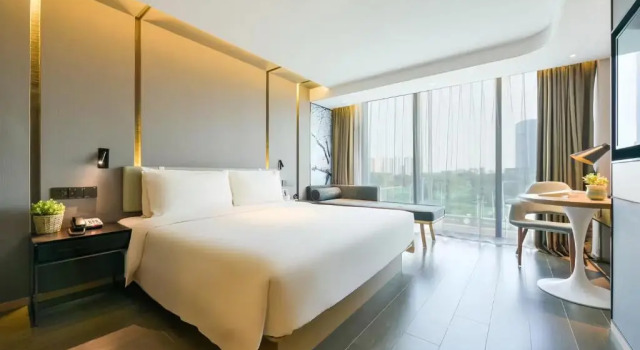 Atour Hotel Beijing Lize Financial Business District, Book Hotel Hoteller i Daxing med pool, Swimmingpool