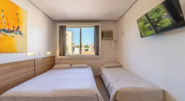 Трёхместный номер Executive Minuano Hotel Home próximo ao aeroporto