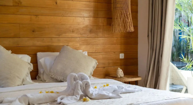 Splendid Villa Shakti Canggu Boho Chic 3bd & Pool, Rezervovat Vila Chaty v Bali, Chalupa