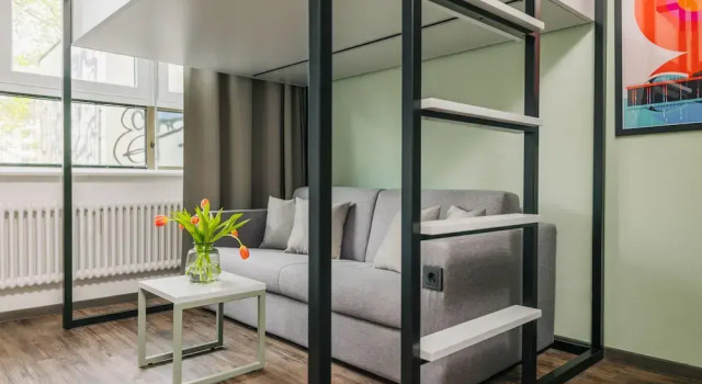 Семейная студия Homaris Apartments Frankfurt