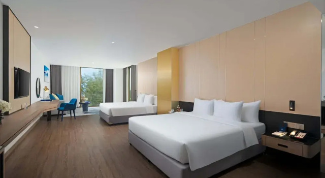 Четырёхместный номер Deluxe с видом на океан Poseido Hotel Quảng Bình