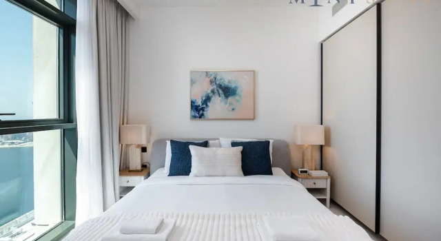 Serene 1BR w Private Palm View Balcony, Забронировать Апартаменты/квартира Апартаменты Эмирата Дубая, рядом с Международный яхт-клуб Дубая, Апартаменты/квартира