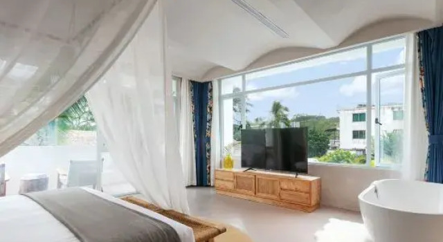 Двухместный люкс Mr. Tang’s Yard·Immersive Experience B&B (Riyue Bay Branch)