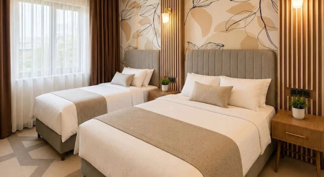 Двухместный семейный люкс Lumiera Suites Hotel