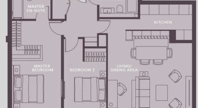 Апартаменты 2-bed Superior Apt 207
