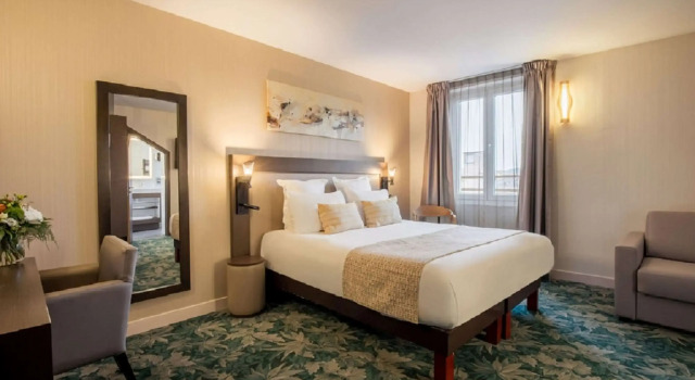 Двухместный номер Deluxe Best Western Plus Hôtel Belfort Centre Gare
