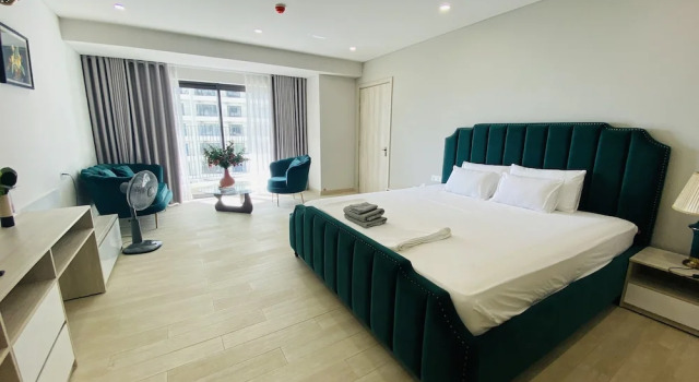 Апартаменты с 3 комнатами с балконом и с видом на океан Nha Trang Bay Apartment
