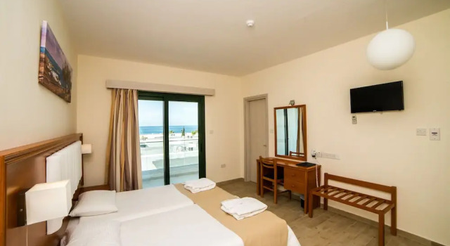 Апартаменты Superior с 2 комнатами с балконом и с видом на море Kefalos Beach Tourist Village