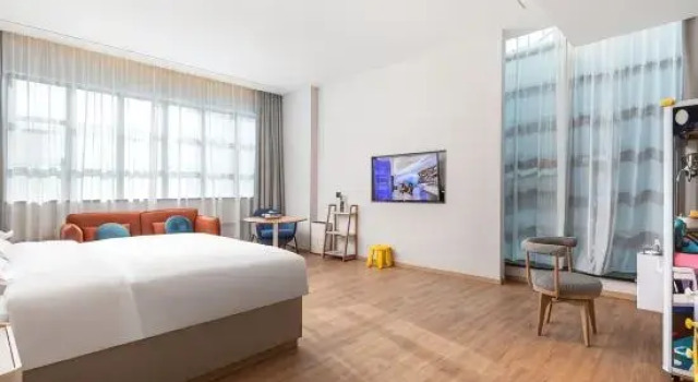 Семейный люкс Mehood Lite Hotel (Hangzhou New World E-sports Center Subway Station Branch)