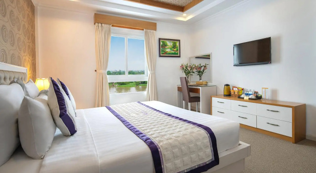 Двухместный номер Deluxe с видом на реку Nesta Hotel Can Tho