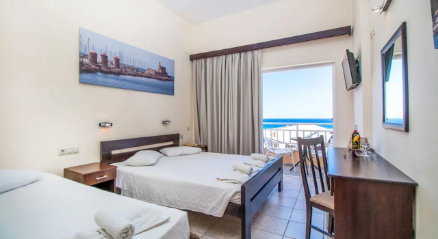 Трёхместный номер Standard с балконом Filmar Hotel, Ixia, Rhodes