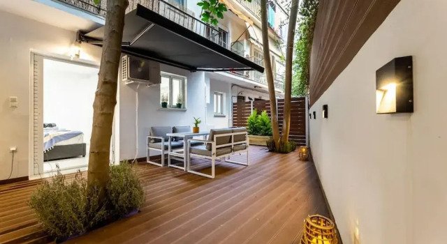 Апартаменты Backyard Modern House Nea Smyrni
