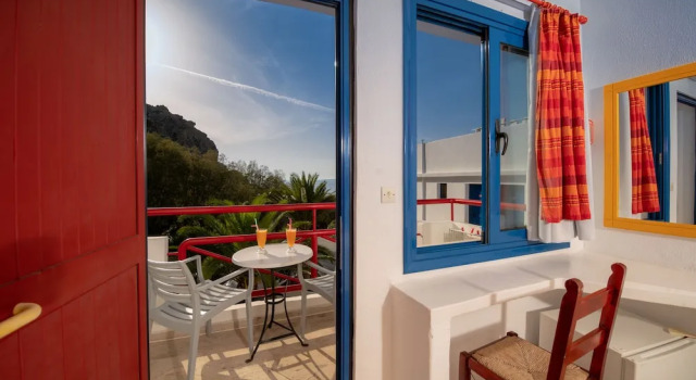 Семейный номер Standard с балконом и с видом на море Plakias Bay Hotel