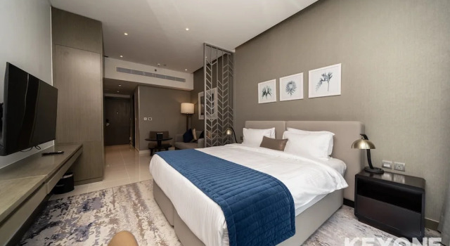 Elegant Studio Living in Privé, Забронировать Апартаменты/квартира Отели Эмирата Дубая с бассейном, рядом с Al Wajeha Al Maeyah Marine Transport Station, Бассейн
