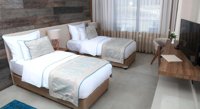 Двухместный номер Deluxe с видом на сад Design Plus Seya Beach Hotel