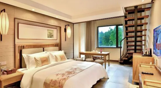 Четырёхместный семейный люкс Hangzhou Shusheng Longjing Hotel