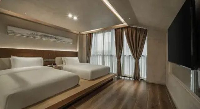 Семейный люкс Дуплекс Ya'an Xingzhi Homestay (Panda Exhibition Center Green Island Park)