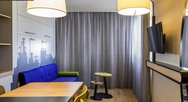 Двухместная студия Aparthotel Adagio access Montpellier Centre