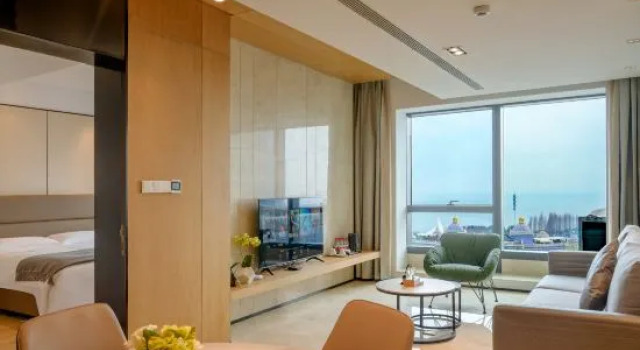 Люкс Executive c 1 комнатой с видом на море Haiyi International Apartment