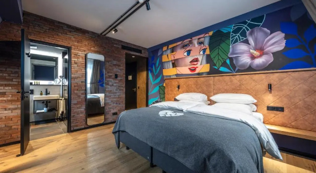 Номер Superior Liebesbier Urban Art & Smart Hotel