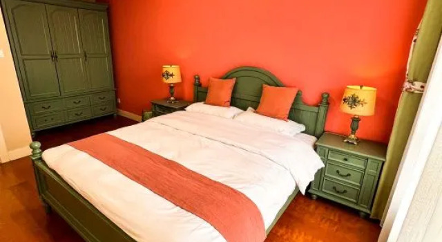 Люкс с 2 комнатами Sansan Guyu Homestay (Orenda Original Country American)