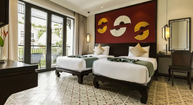 Двухместный номер Deluxe с балконом и с видом на сад Laluna Hoi An Riverside Hotel & Spa