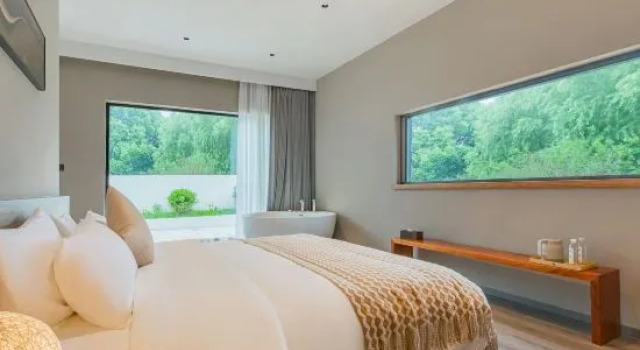 Семейный люкс с красивым видом из окна HuZhou Tingjian Homestay