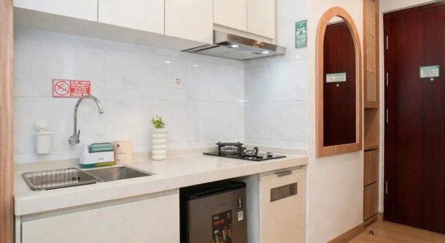 Monolocale Standard Studio Japandi Areum Residence At Sky House Bsd