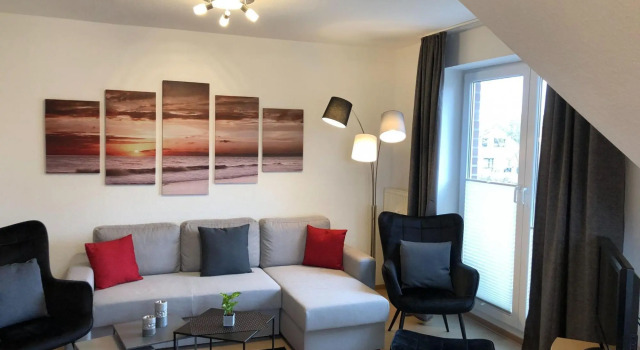 Apartment in Burhave with balcony or terrace