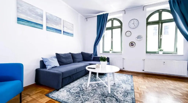 Апартаменты Zentraler Altbau am Clara-Zetkin-Park, RB-Arena um die Ecke, Netflix inklusive