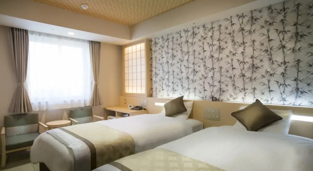 Двухместный номер Standard Hot Spring Osaka Hinode Hotel Nipponbashi