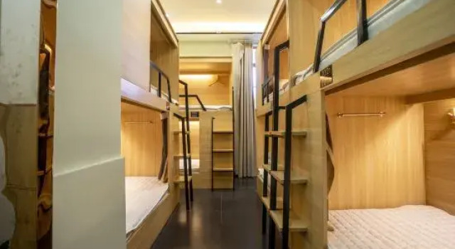 Łóżko w pokoju wieloosobowym (pokoju wieloosobowym żeńskim) Yining Backpacker Youth Hostel