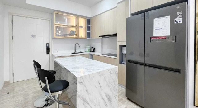 Апартаменты с 2 комнатами с балконом Apartment Medan Podomoro City Deli by OLS Studio