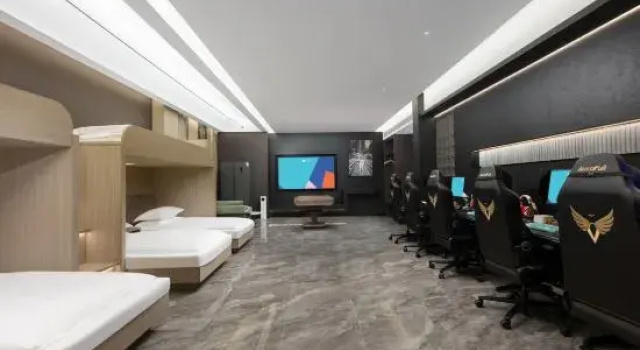 Кровать в общем номере i Electronic Sports Hotel (Zhengzhou Huayuan Road Grand Emporium)