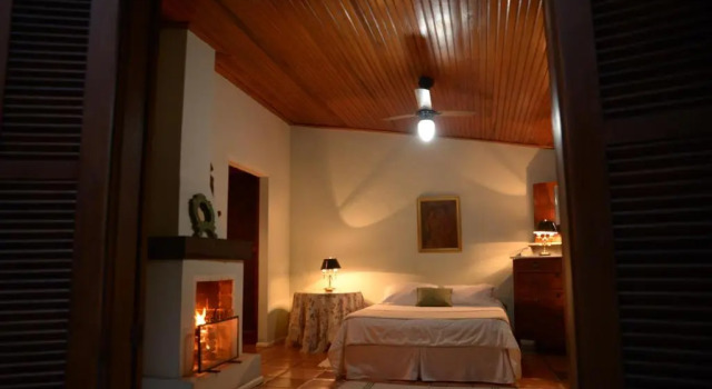 Шале Superior с балконом и с красивым видом из окна Hotel Pousada Esmeralda