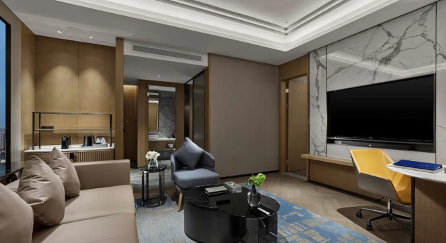 Двухместный люкс Deluxe DoubleTree by Hilton Chengdu Riverside - Close to Panda Base and Chengdu East Railway