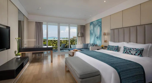 Двухместный номер Deluxe с видом на океан Wyndham Sanya Bay