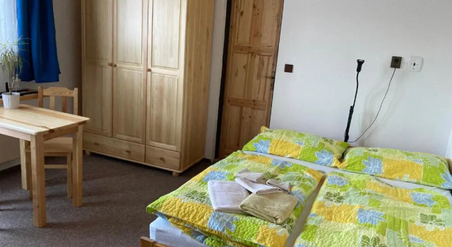 Standard Triplo quarto varanda Pension U Krtka