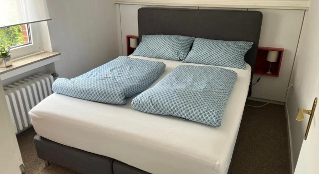 Ferienwohnung 1 "An der alten Mühle" Zwei Schlafzimmer, Südbalkon, Gartenterrasse & Wallbox, 100 qm, Réserver Hôtel Bad Bentheim Basse-Saxe