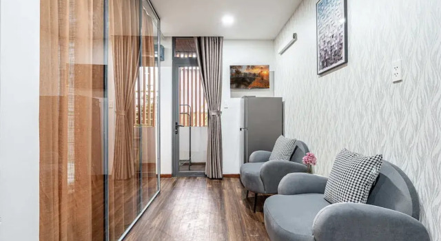Студия Luxury c 1 комнатой с балконом и с видом на город Lalala Inn Hotel