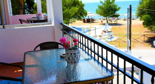 Апартаменты с 2 комнатами с видом на море Thasos Blue Apartments