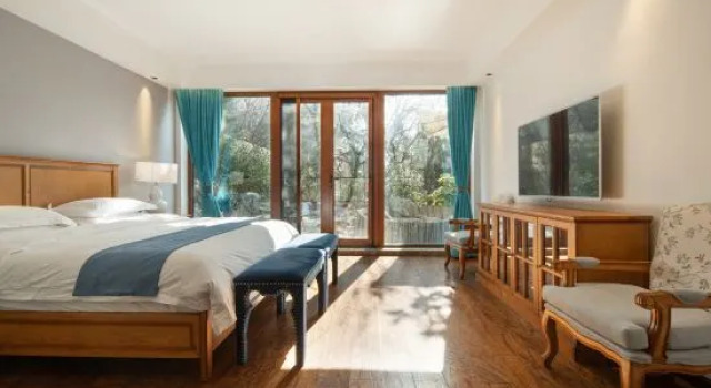 Семейный люкс Yu Shangshan Spa and Wellness Vacation Homestay (Laoshan Scenic Area Liuqing River Beach Branch)tay