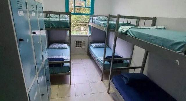 Кровать в общем номере Rolds Hostel