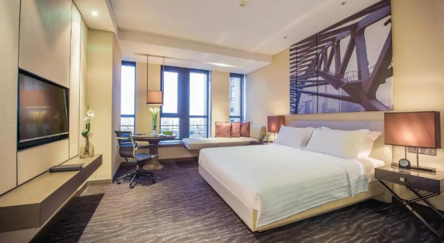 Двухместный номер Club Floor с видом на город Pan Pacific Tianjin