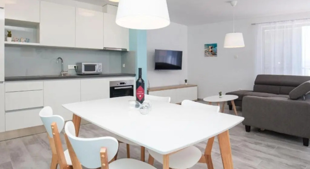 Апартаменты c 1 комнатой с видом на море Apartments Dva Galeba