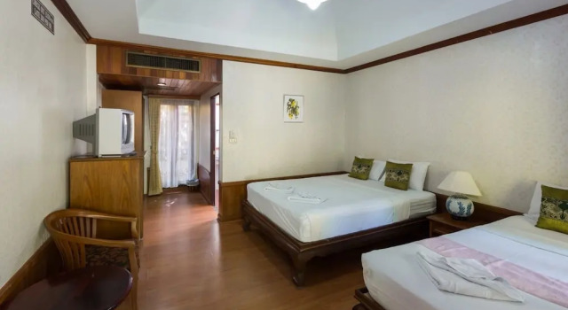 Семейное бунгало с балконом Long Beach Lodge, Chaweng Beach, Koh Samui