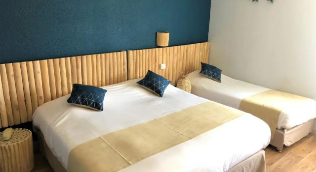 Трёхместный номер Standard Logis Hôtel Les Grenadines